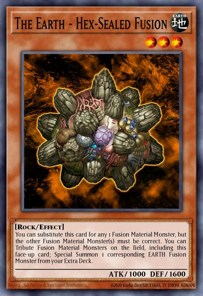 The Earth - Hex-Sealed Fusion Dark Revelation Volume 3 card