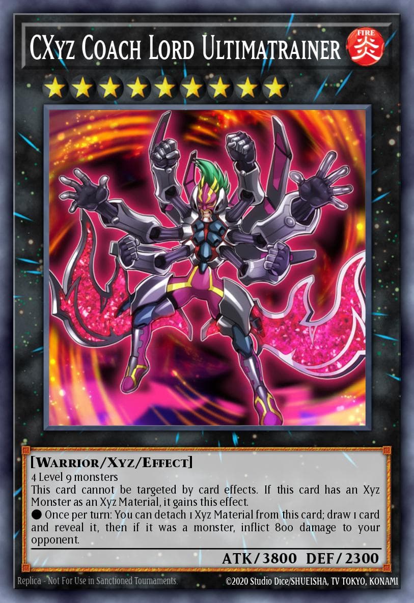 CXyz Coach Lord Ultimatrainer Number Hunters card