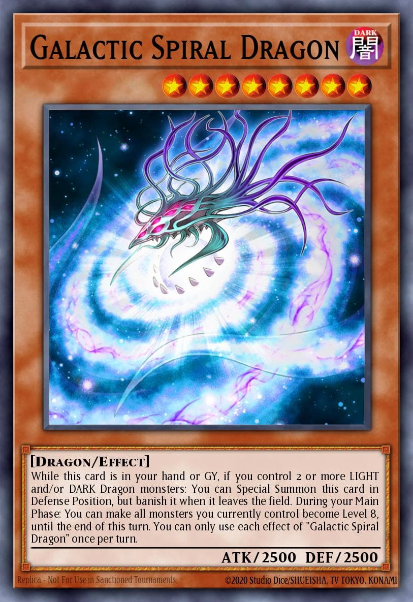 Galactic Spiral Dragon 2020 Tin of Lost Memories Mega Pack card