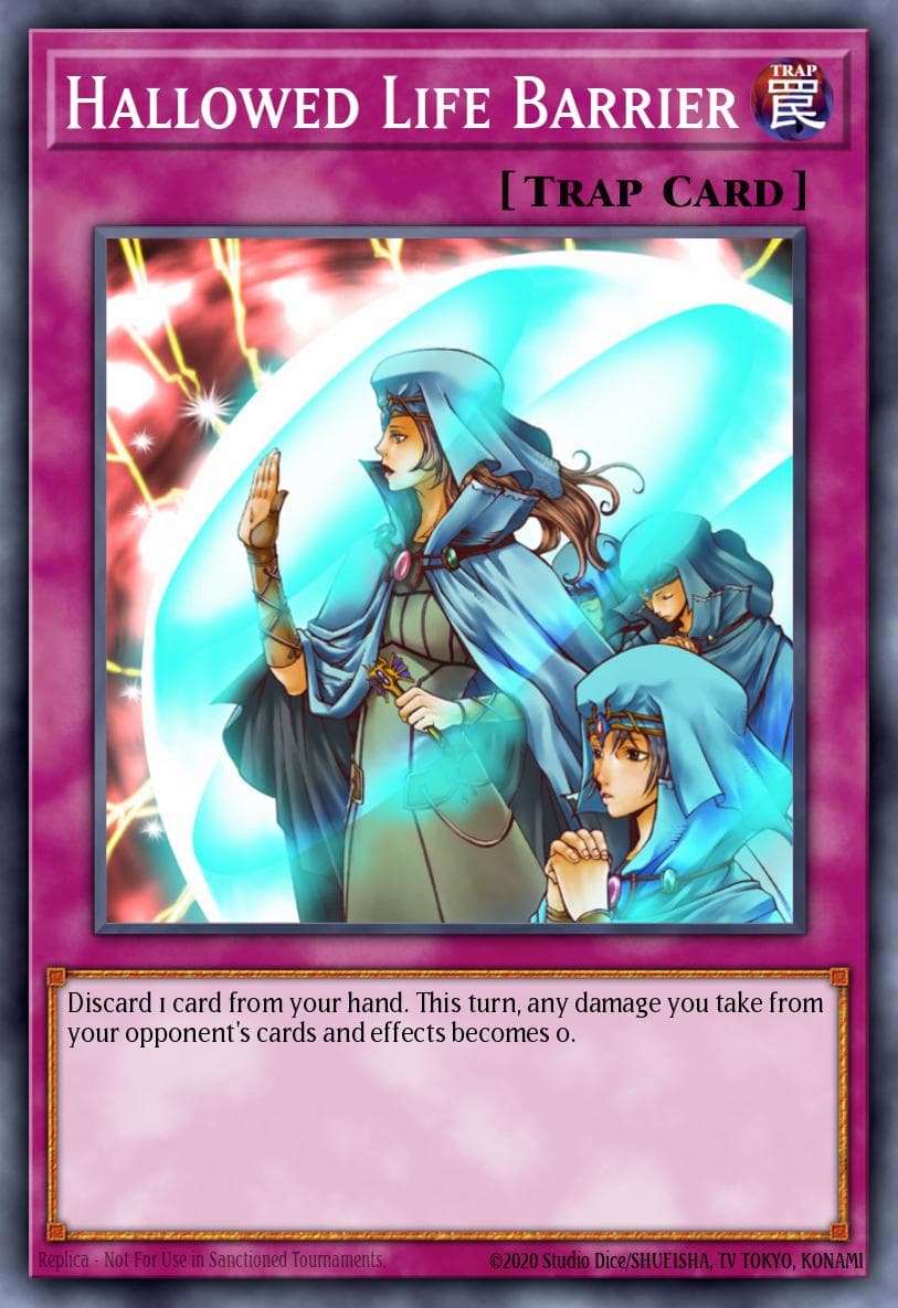 Hallowed Life Barrier Dark Revelation Volume 3 card