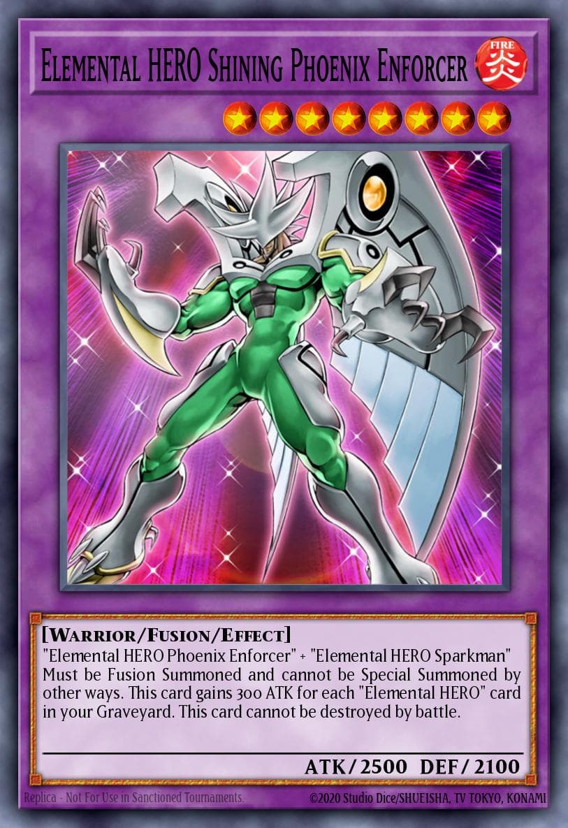 Elemental HERO Shining Phoenix Enforcer Dark Revelation Volume 4 card