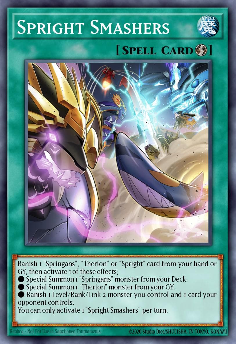Spright Smashers Power of the Elements card