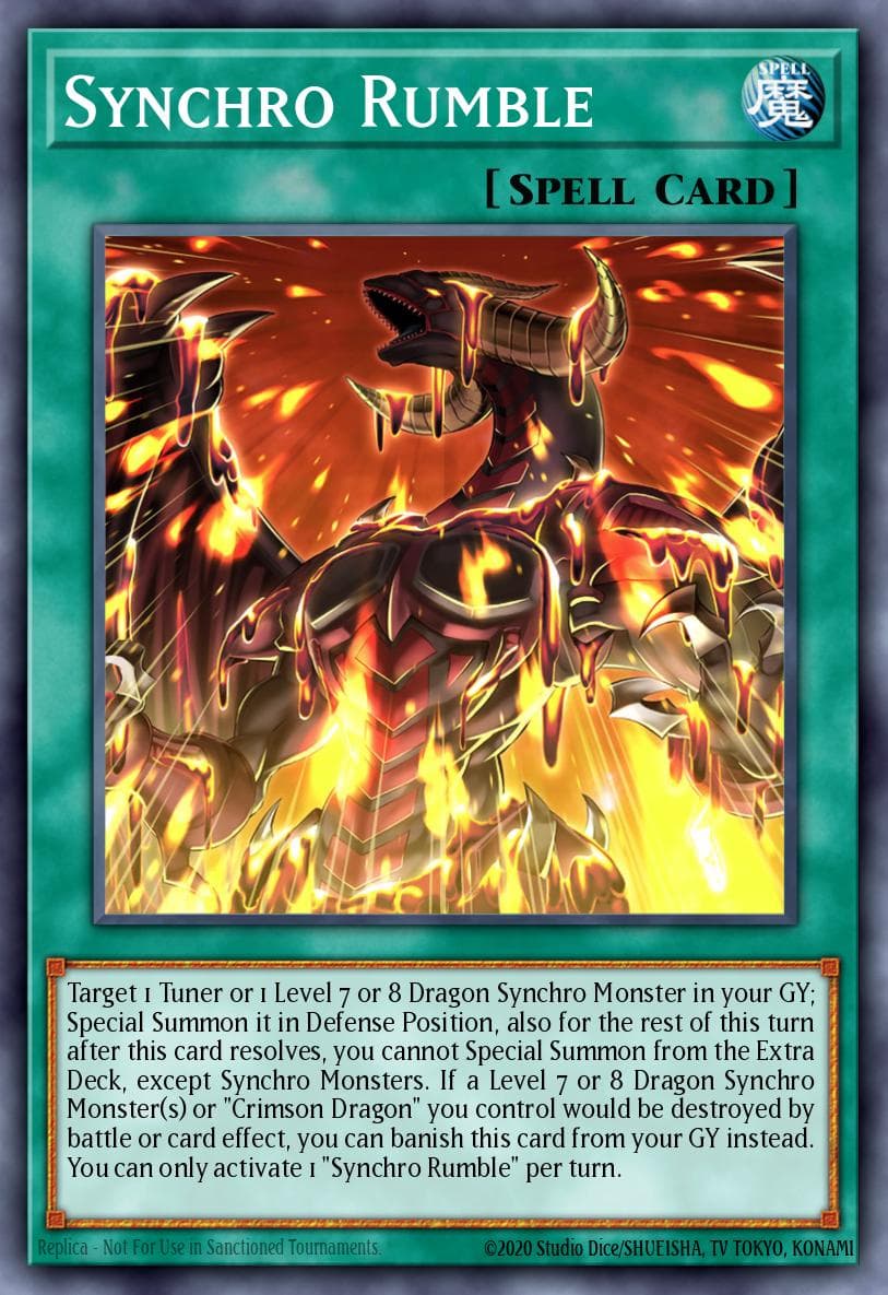 Synchro Rumble Legendary 5D's Decks card