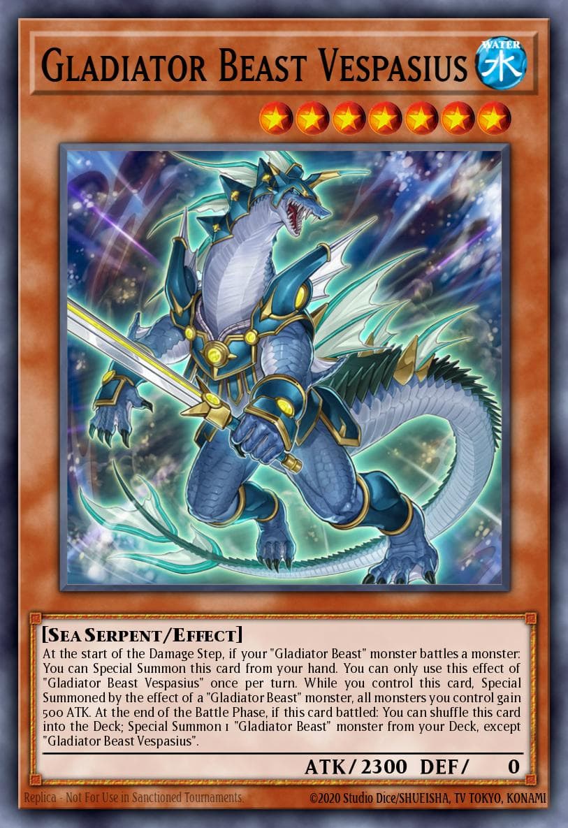 Gladiator Beast Vespasius 2020 Tin of Lost Memories Mega Pack card