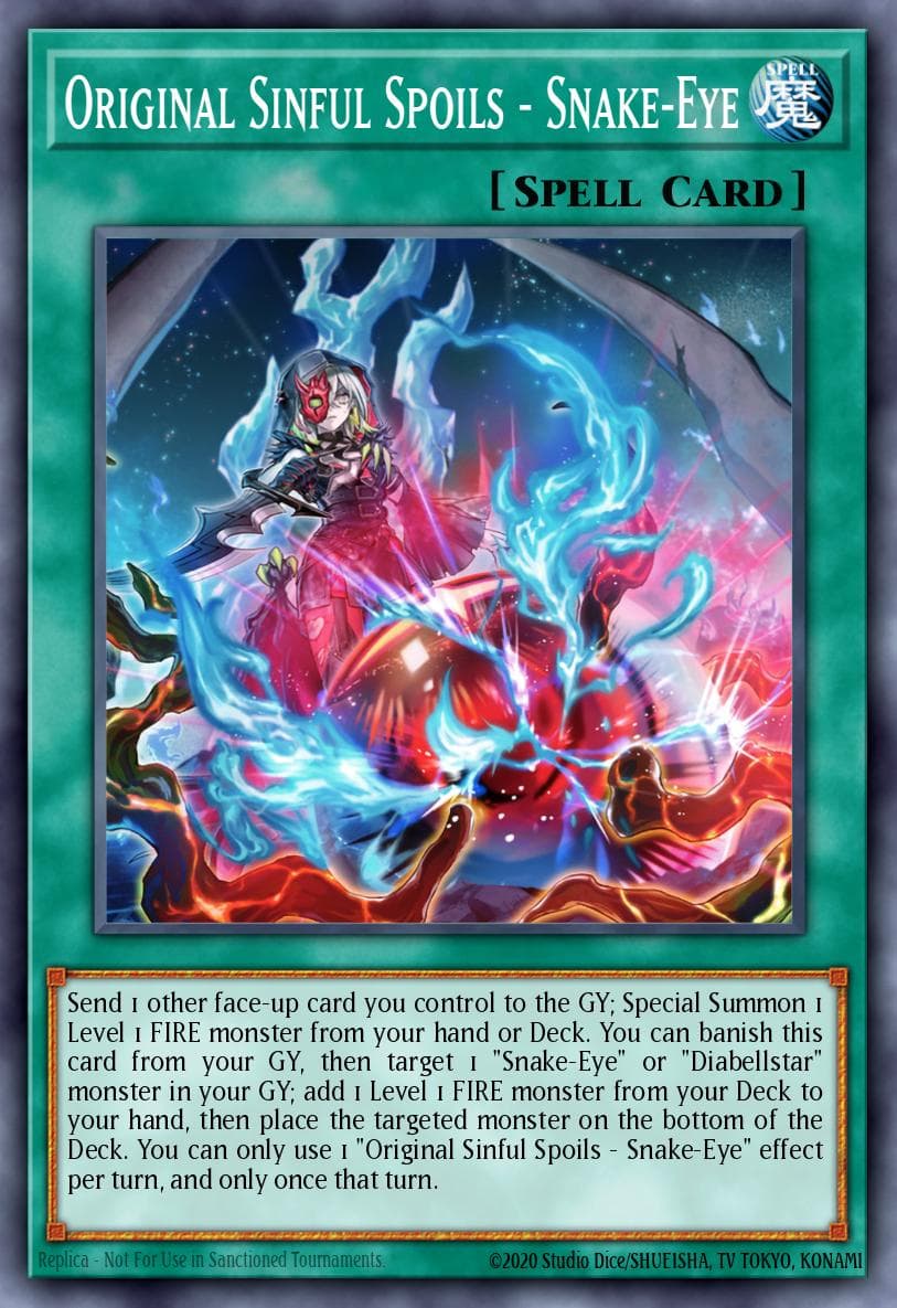 Original Sinful Spoils - Snake-Eye 25th Anniversary Tin: Dueling Mirrors card