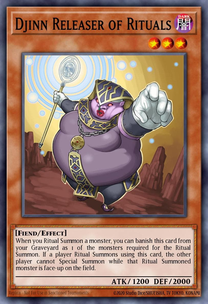 Djinn Releaser of Rituals Stardust Overdrive: Special Edition card