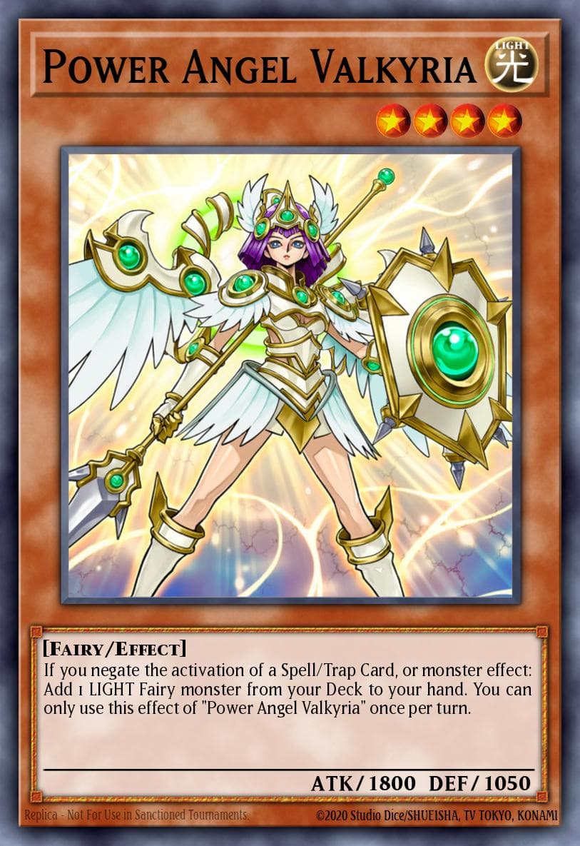 Power Angel Valkyria Structure Deck: Wave of Light card