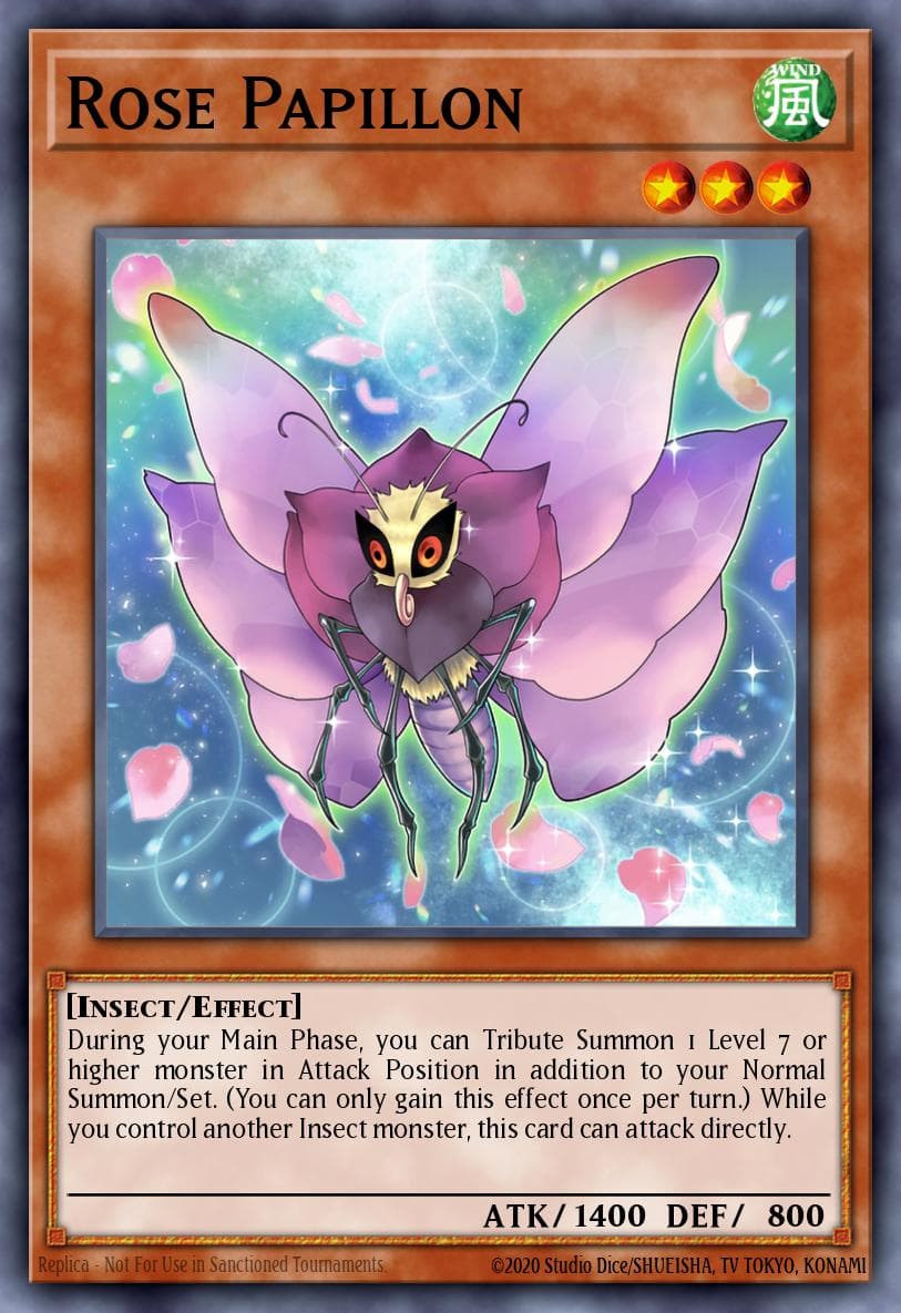 Rose Papillon 25th Anniversary Tin: Dueling Mirrors card