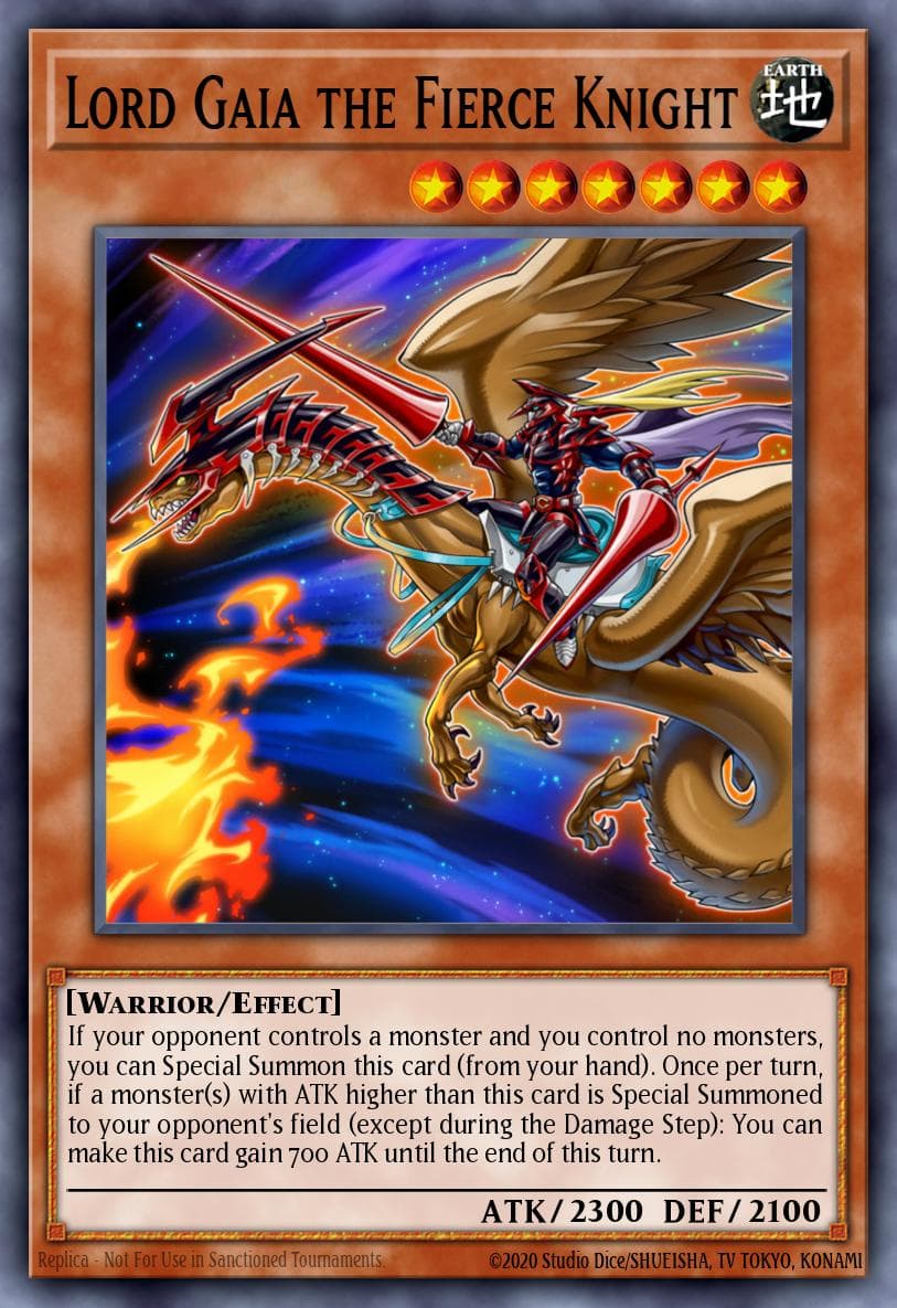 Lord Gaia the Fierce Knight Yu-Gi-Oh! The Dark Side of Dimensions Movie Pack: Gold Edition card