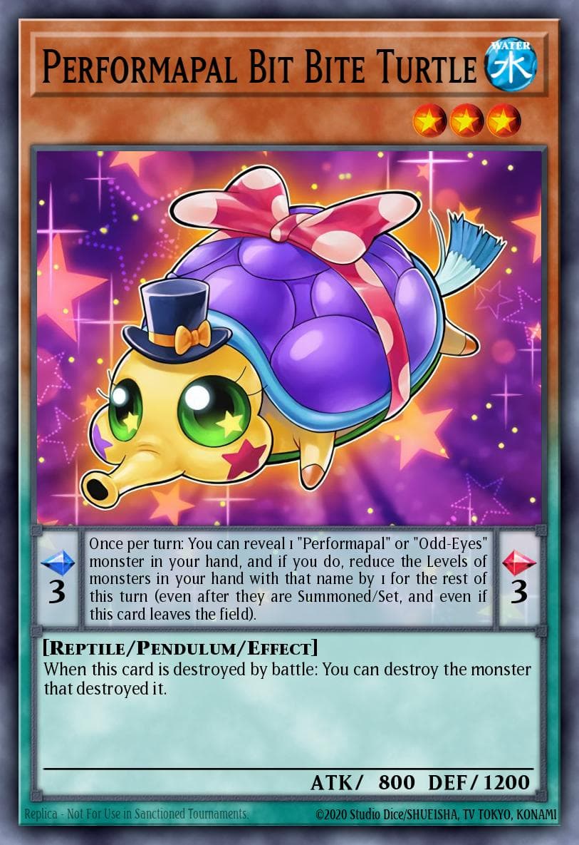 Performapal Bit Bite Turtle 2016 Mega-Tin Mega Pack card