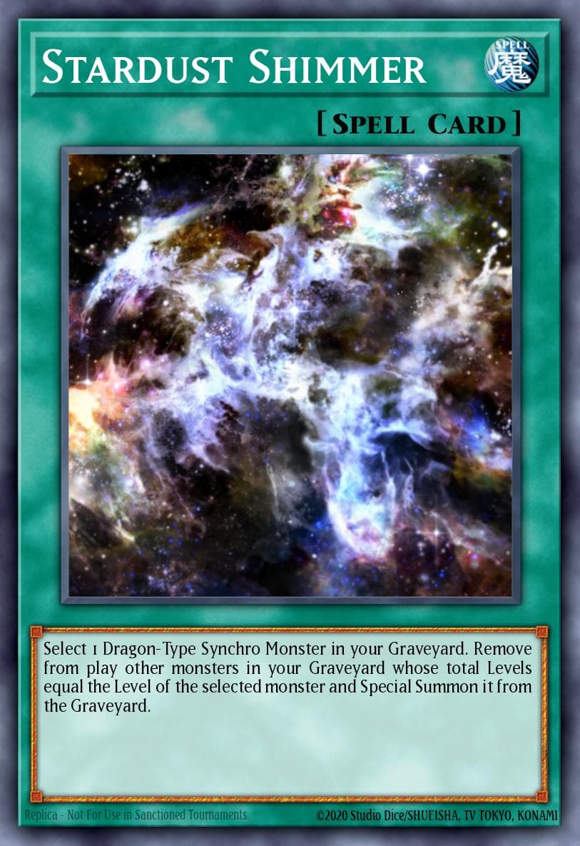 Stardust Shimmer 遊戲王 card