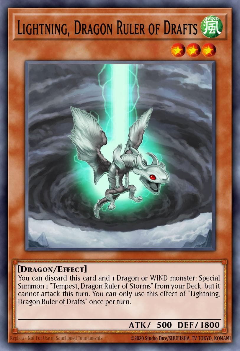 Lightning, Dragon Ruler of Drafts Mystic Fighters card