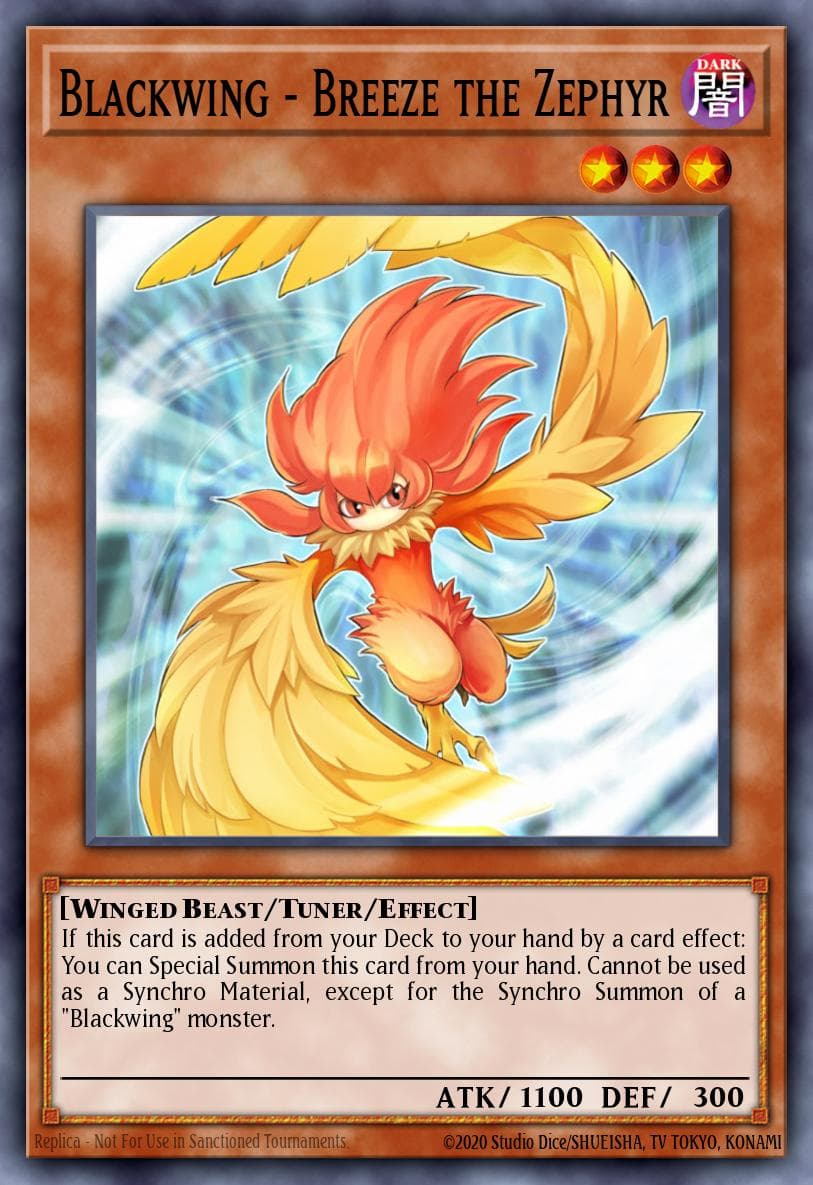 Blackwing - Breeze the Zephyr Battles of Legend: Crystal Revenge card