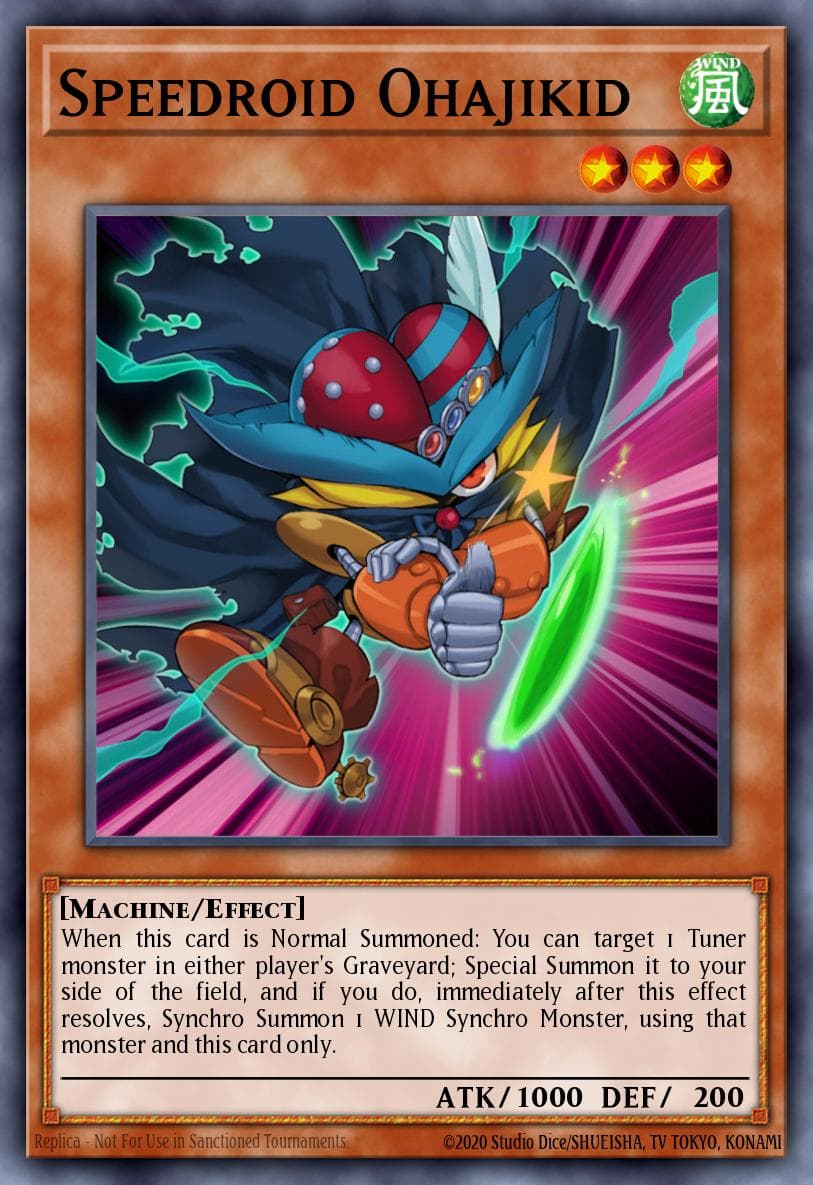 Speedroid Ohajikid High-Speed Riders card