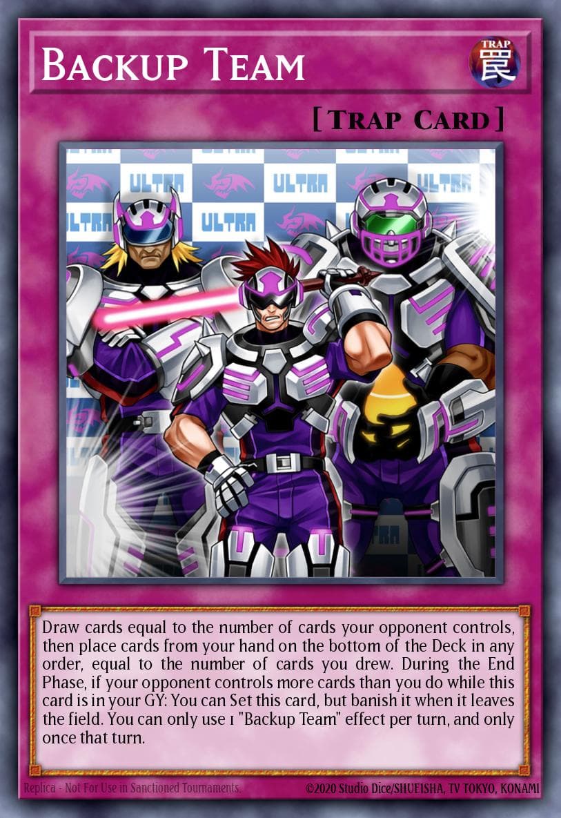 Backup Team Dimension Force card
