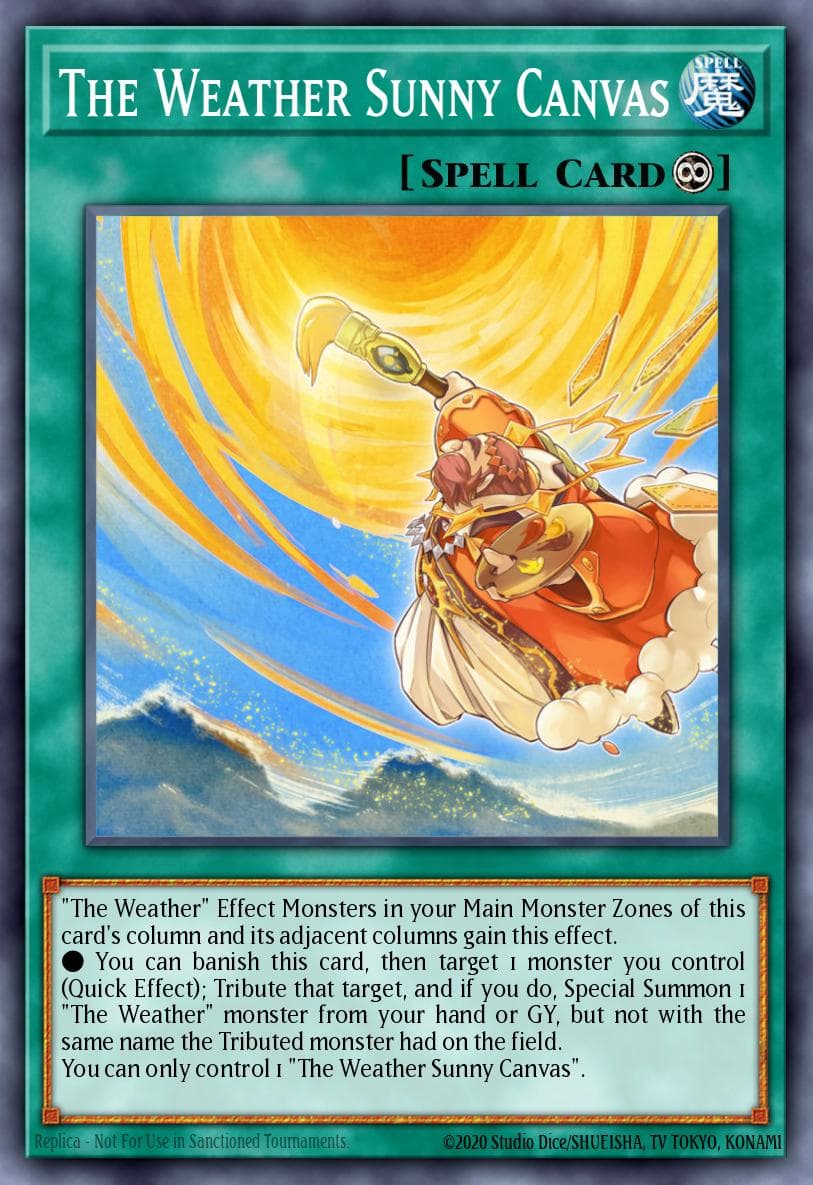 The Weather Sunny Canvas Spirit Warriors card