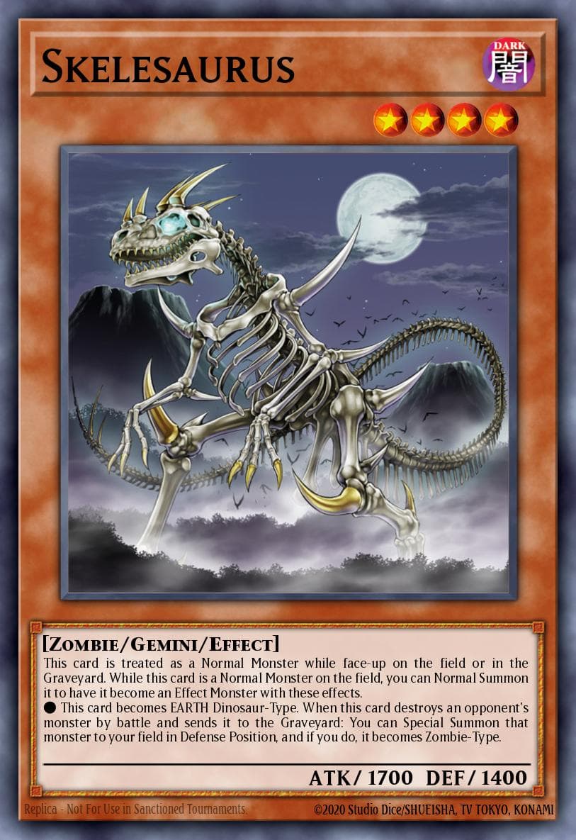 Skelesaurus Shadow Specters: Special Edition card