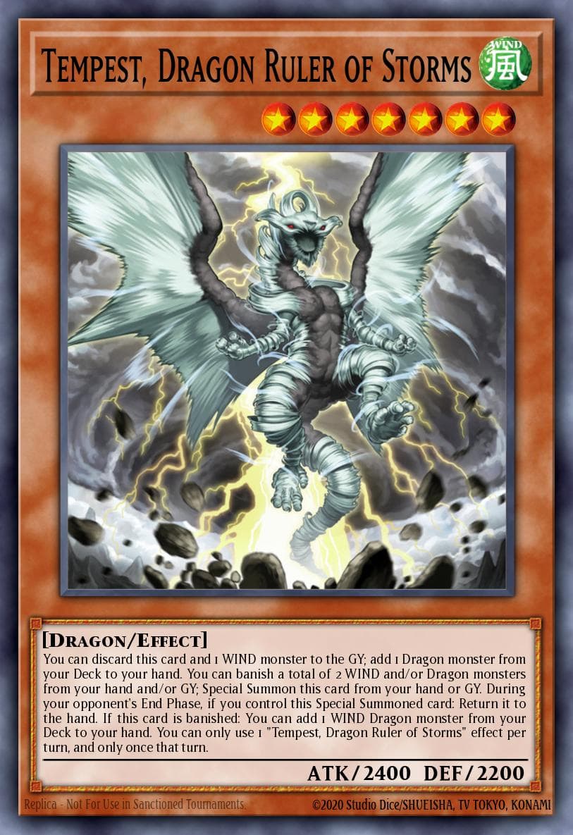 Tempest, Dragon Ruler of Storms Mystic Fighters card
