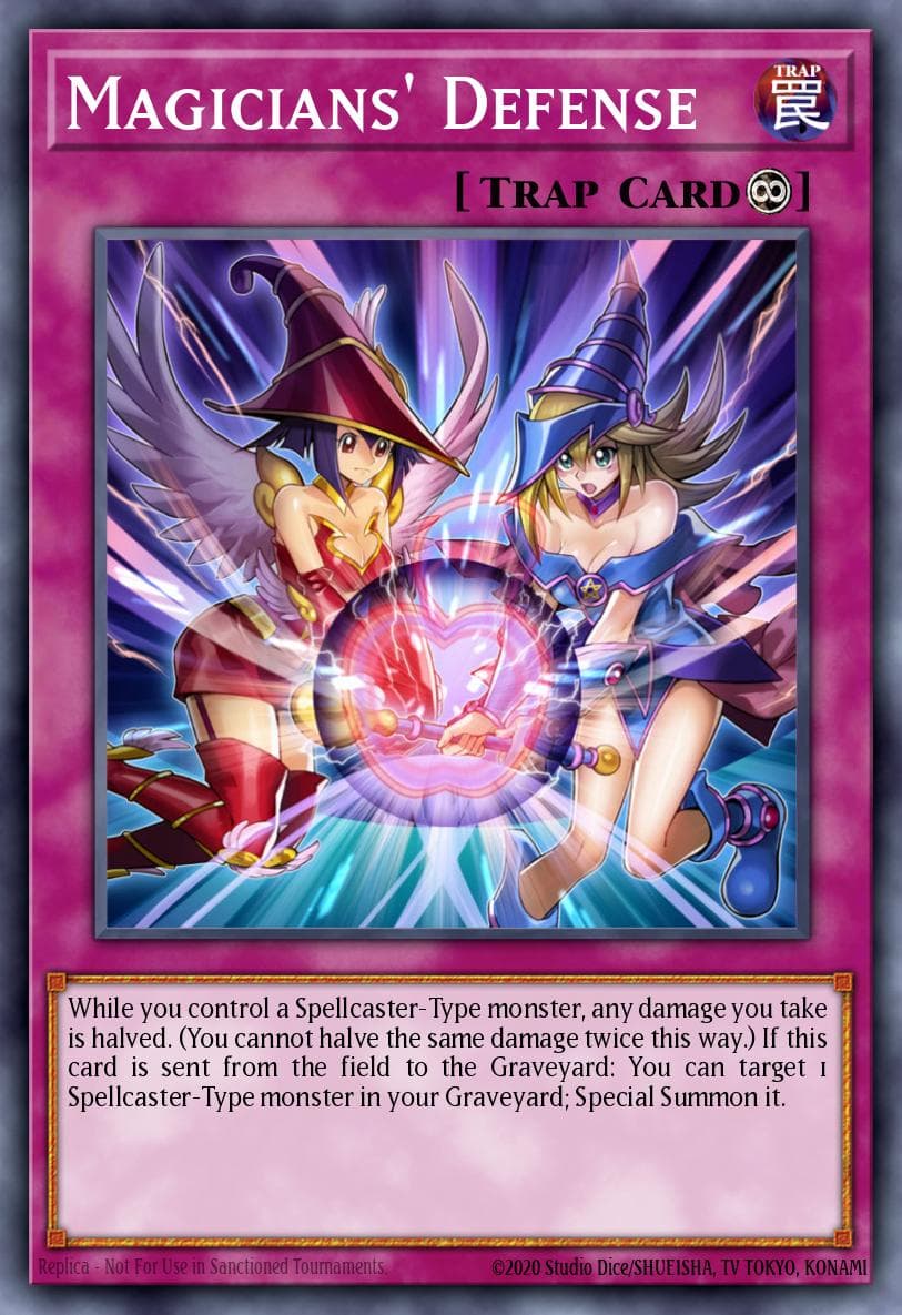 Magicians' Defense Yu-Gi-Oh! The Dark Side of Dimensions Movie Pack: Gold Edition card