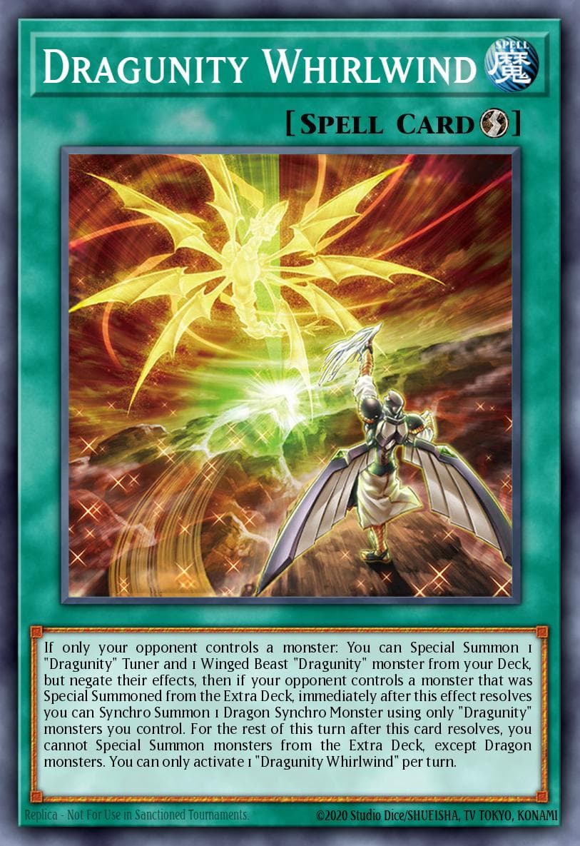 Dragunity Whirlwind Ghosts From the Past card