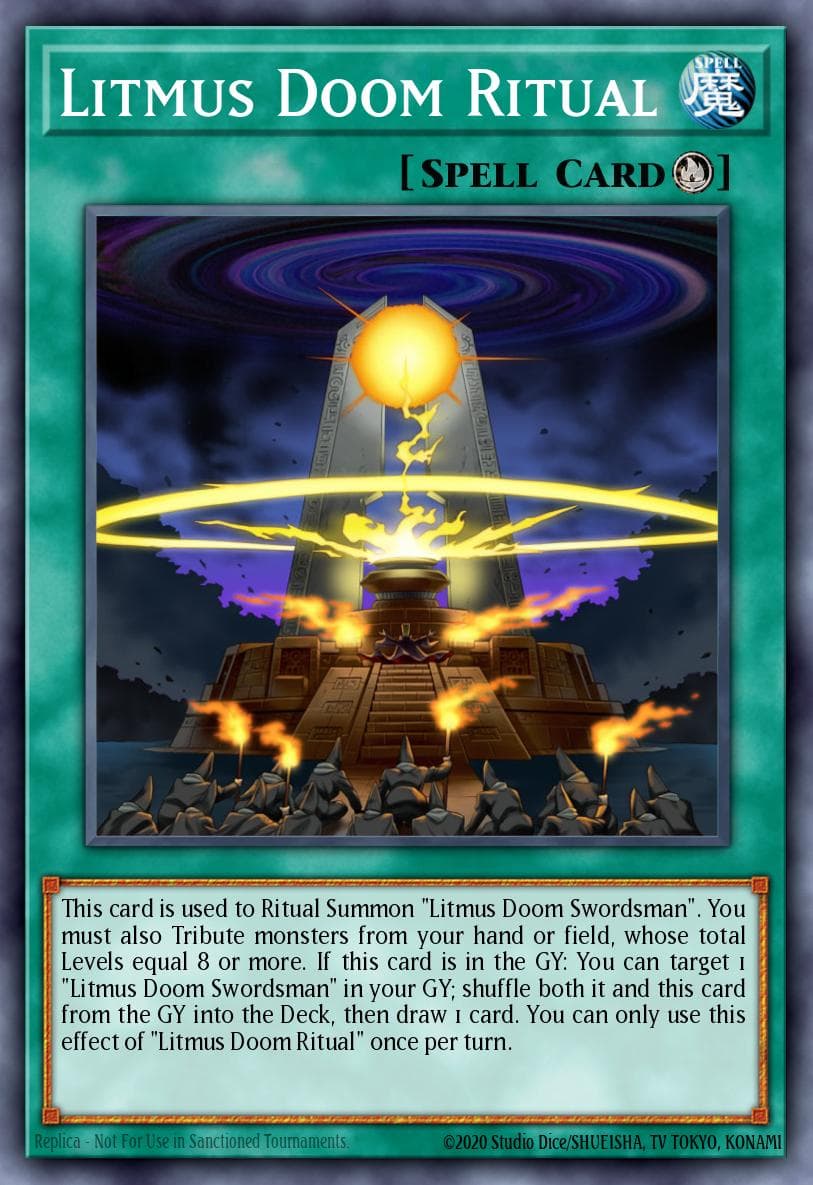 Litmus Doom Ritual Battles of Legend: Relentless Revenge card
