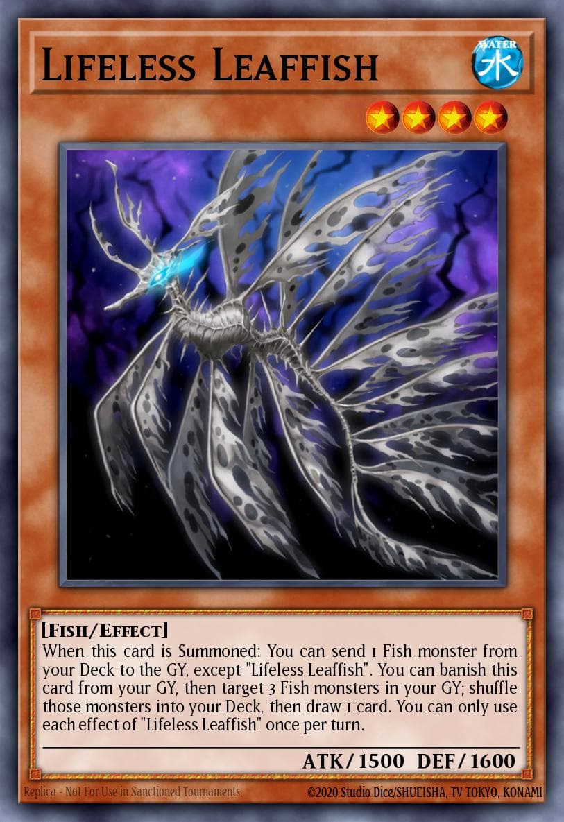 Lifeless Leaffish Rise of the Duelist Premiere! promotional card card