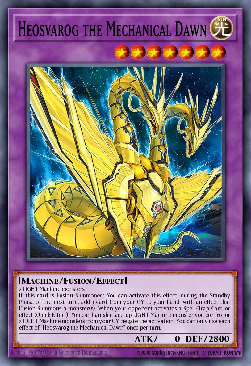 Heosvarog the Mechanical Dawn Rage of the Abyss card