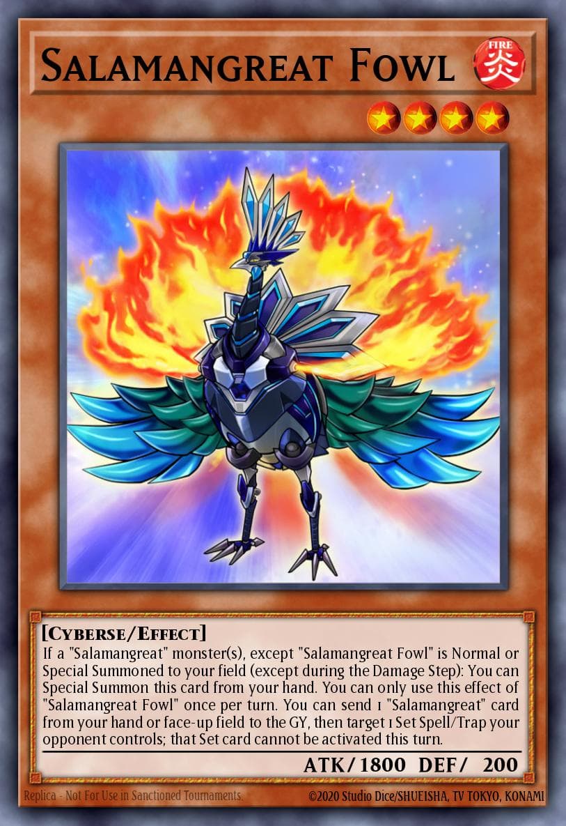 Salamangreat Fowl Ghosts From the Past card