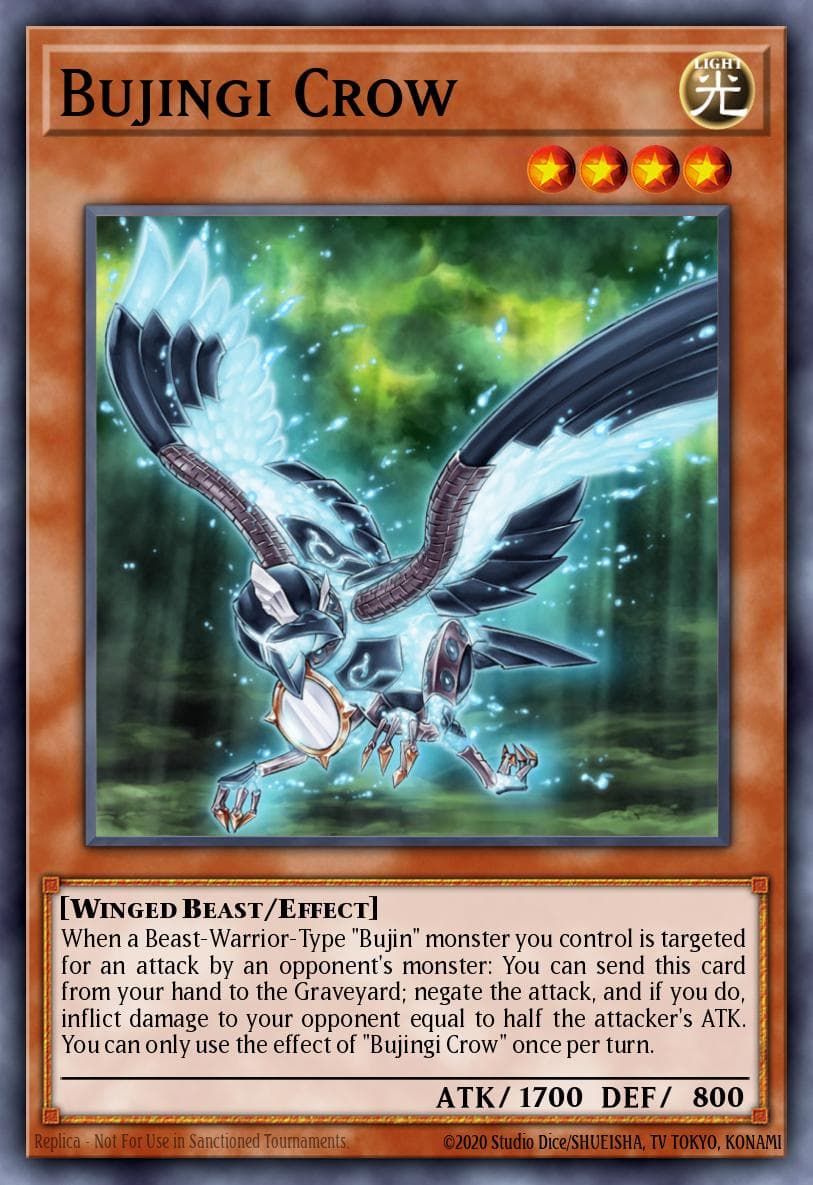 Bujingi Crow 游戏王 card