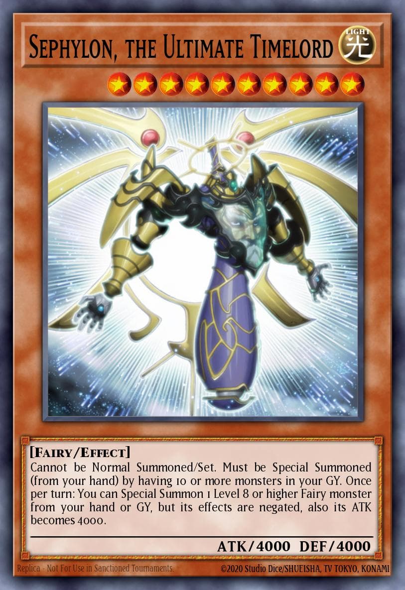 Sephylon, the Ultimate Timelord Weekly Shonen Jump September 2013 membership promotional card card