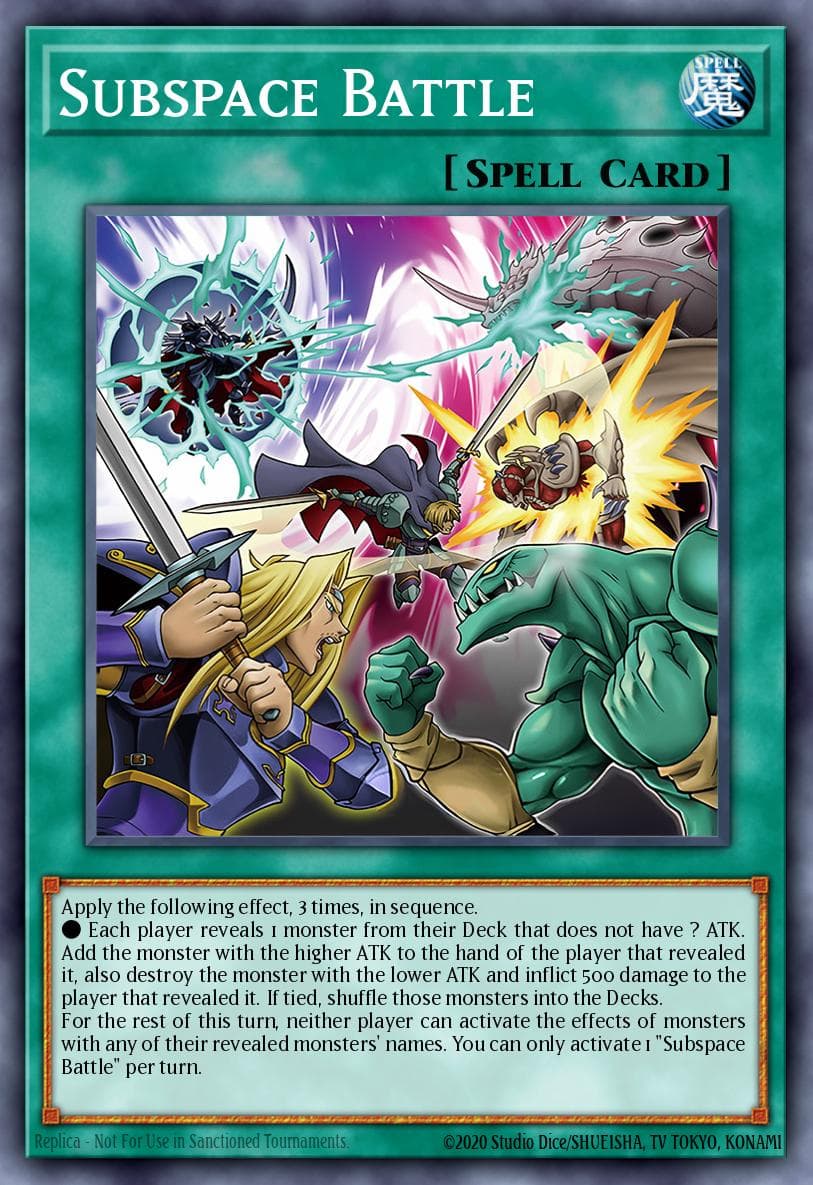 Subspace Battle Blazing Dominion card
