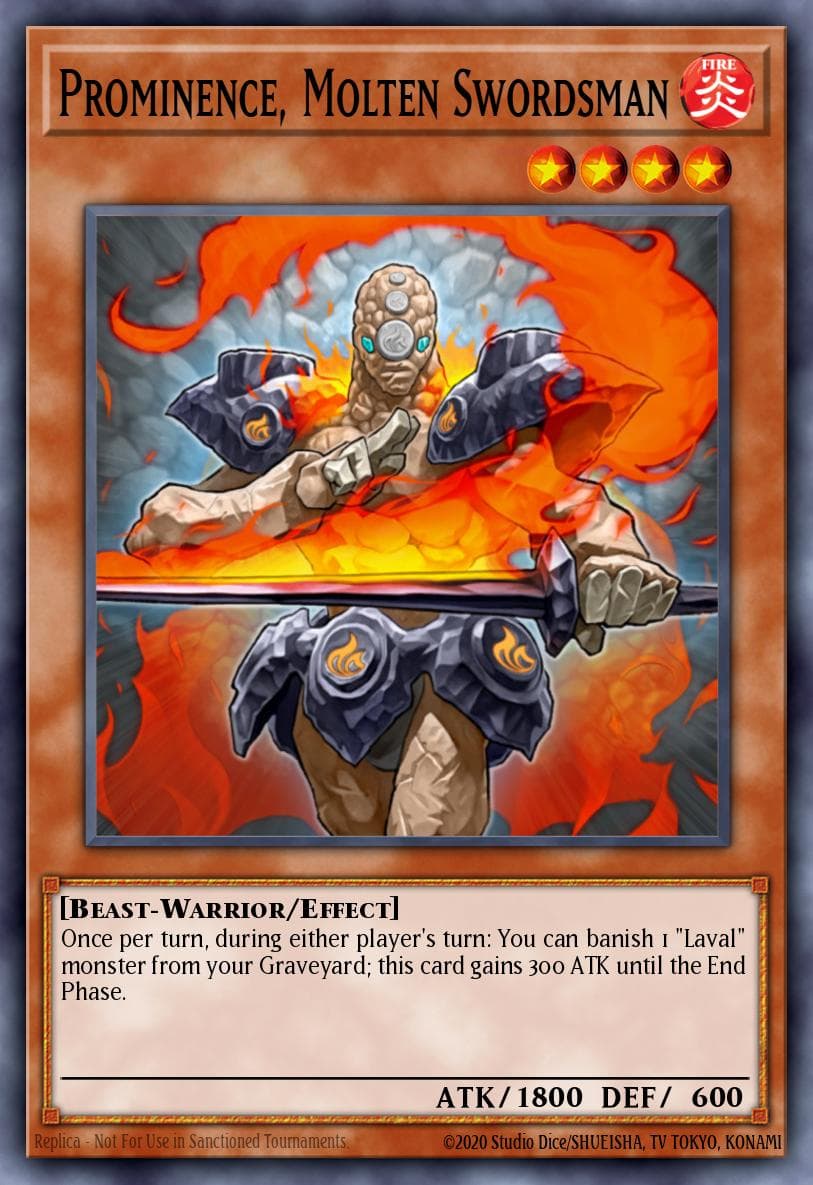 Prominence, Molten Swordsman Hidden Arsenal 5: Steelswarm Invasion card