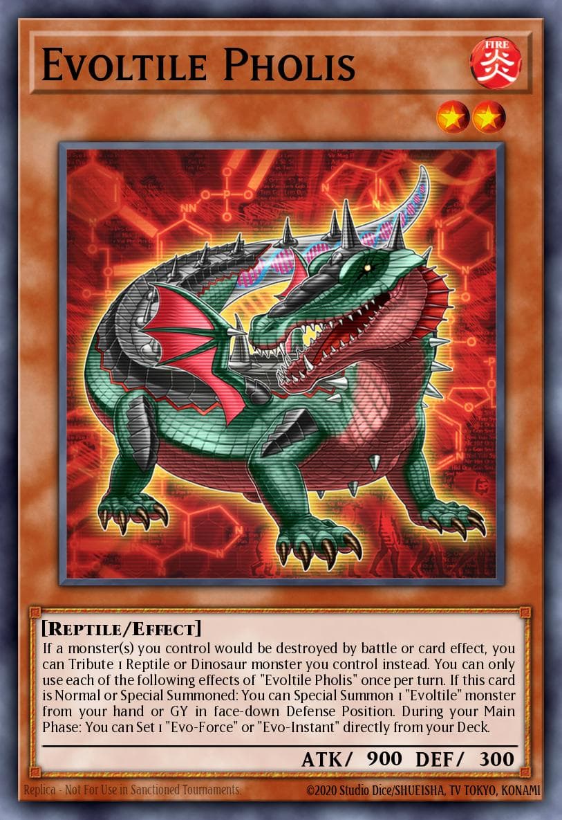 Evoltile Pholis Duelist Nexus card
