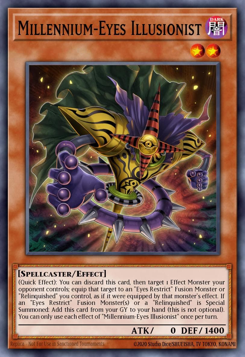 Millennium-Eyes Illusionist Legendary Duelists: Ancient Millennium card