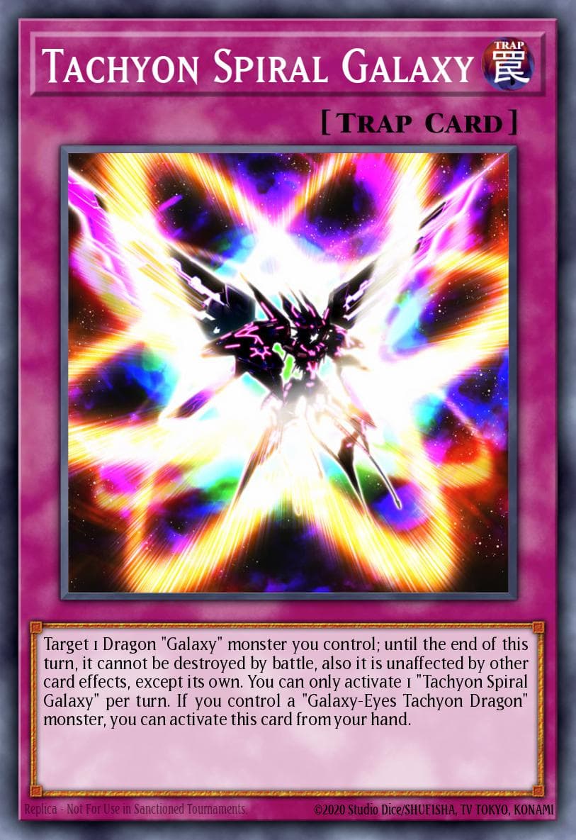 Tachyon Spiral Galaxy Chaos Impact Special Edition card