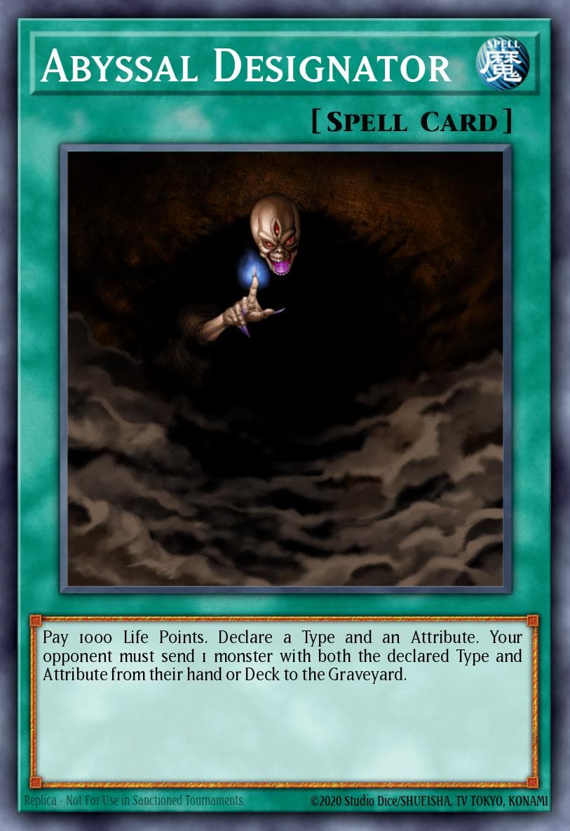 Abyssal Designator Dark Revelation Volume 3 card