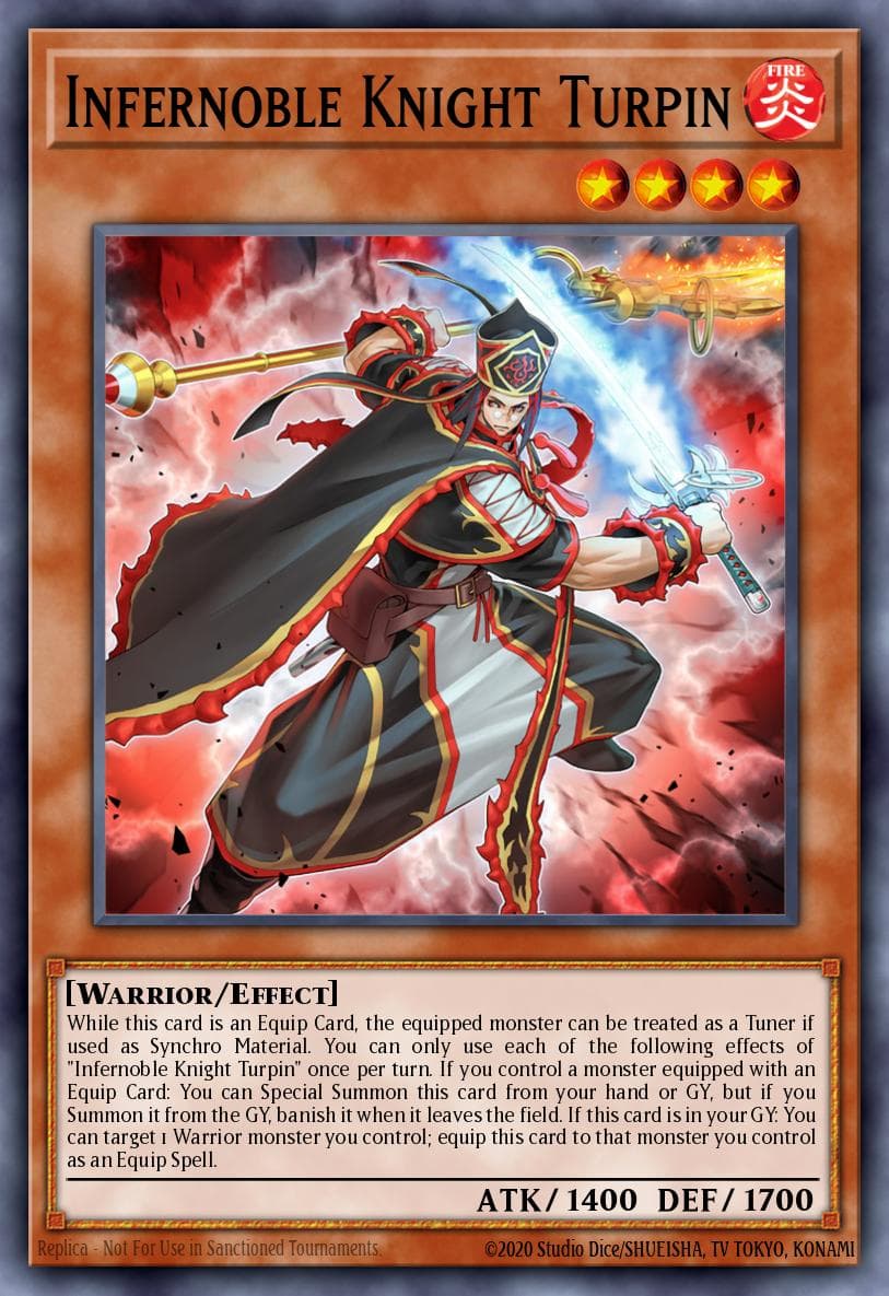 Infernoble Knight Turpin Duelist Nexus card