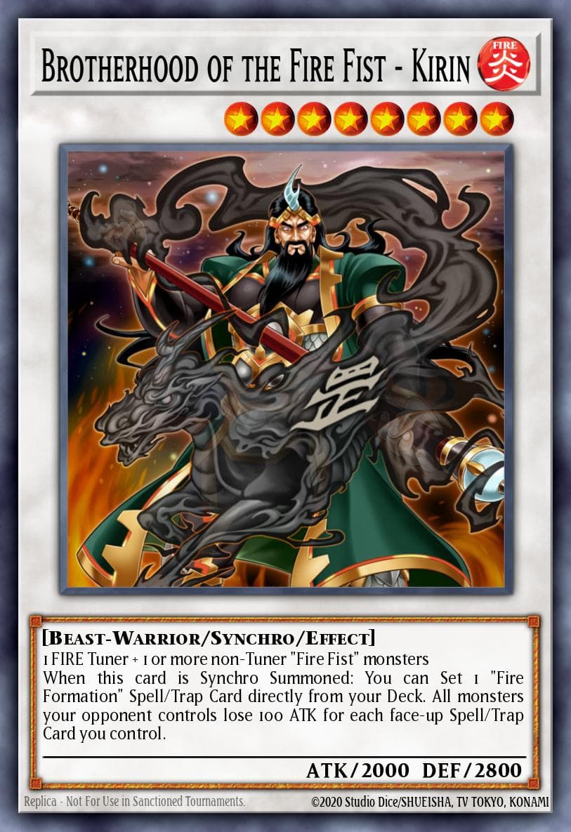 Brotherhood of the Fire Fist - Kirin 2014 Mega-Tin Mega Pack card