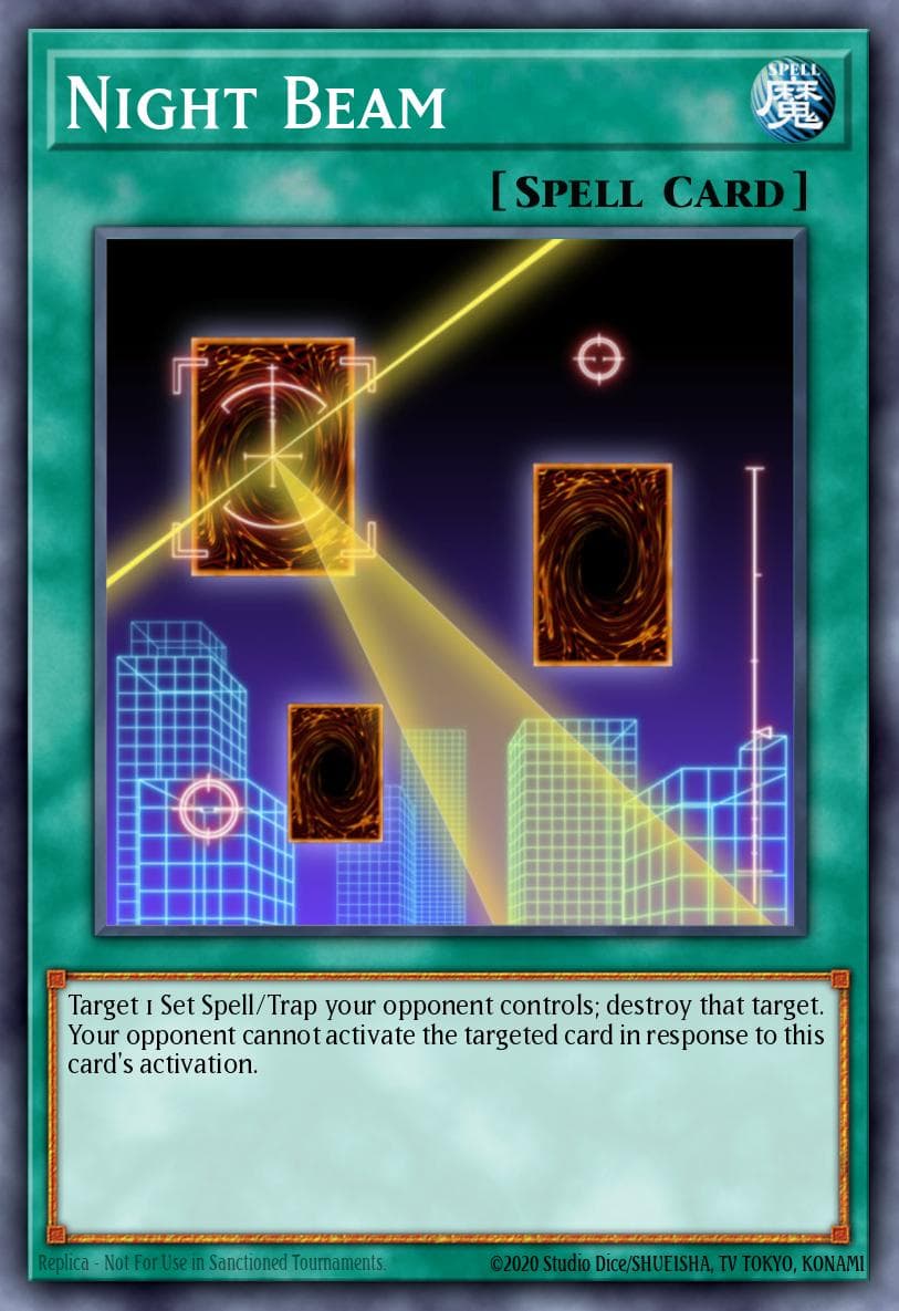 Night Beam Structure Deck: Powercode Link card