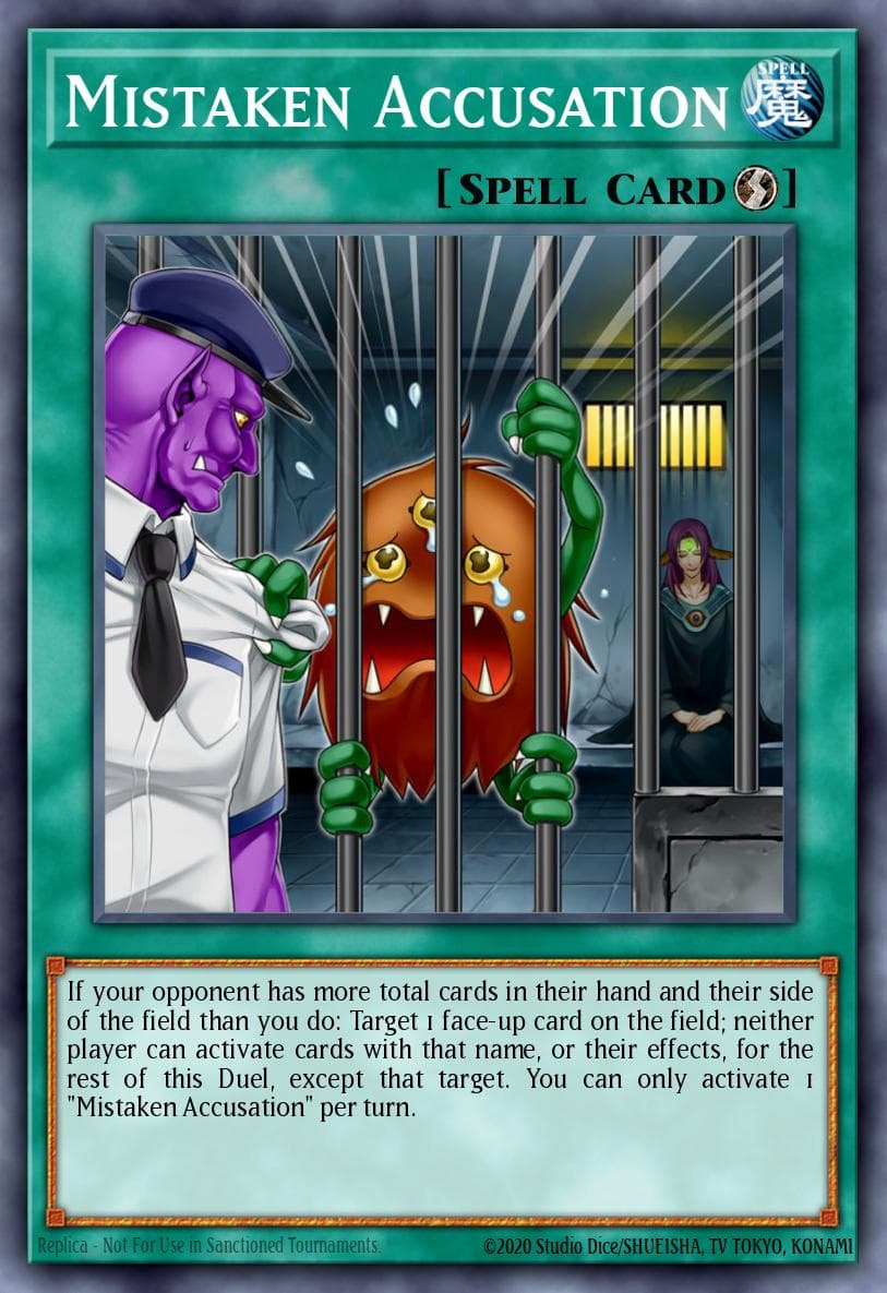 Mistaken Accusation 2016 Mega-Tin Mega Pack card