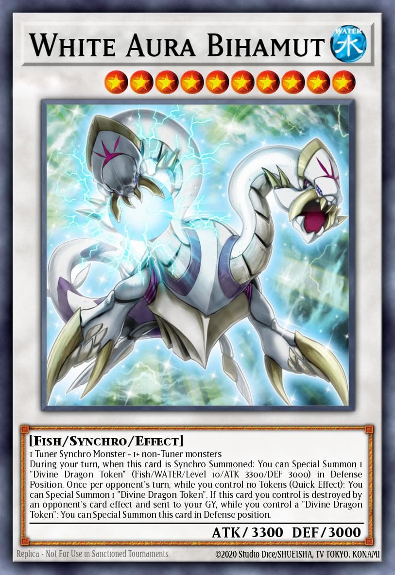 White Aura Bihamut Legendary Duelists: Rage of Ra card