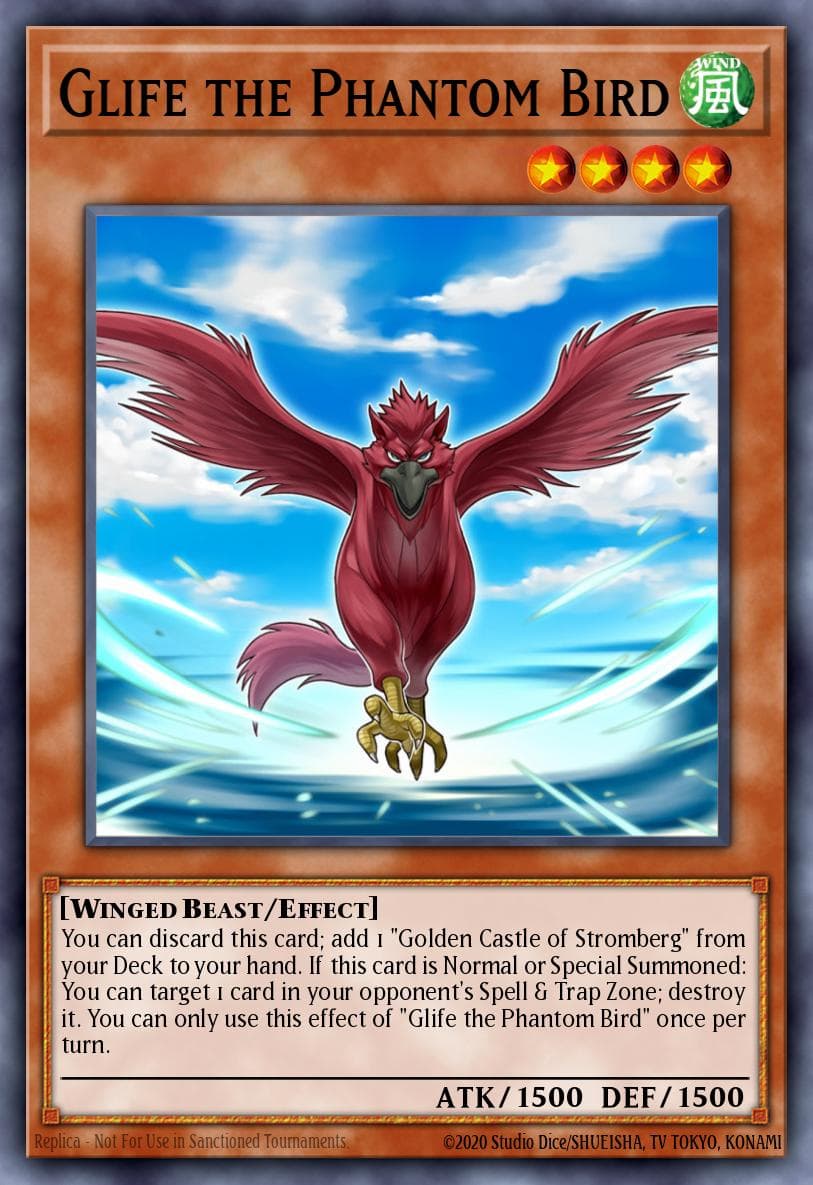 Glife the Phantom Bird Battles of Legend: Relentless Revenge card