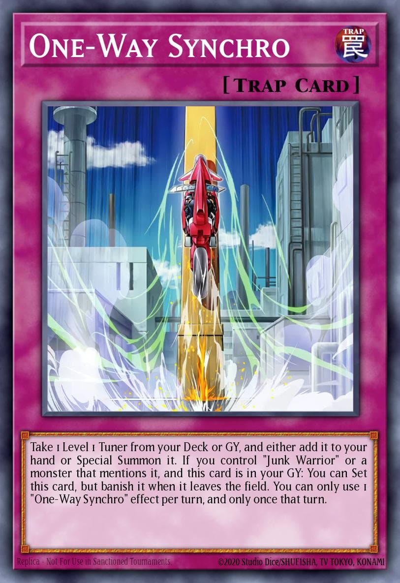 One-Way Synchro Legendary 5D's Decks card
