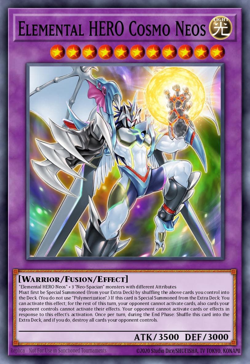 Elemental HERO Cosmo Neos Savage Strike Special Edition card