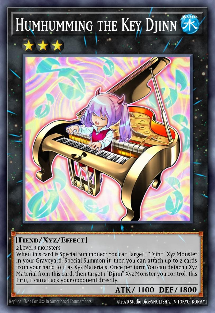 Humhumming the Key Djinn World Superstars card