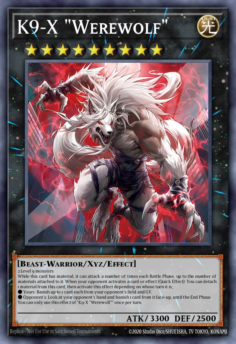 K9-X "Werewolf" Justice Hunters card