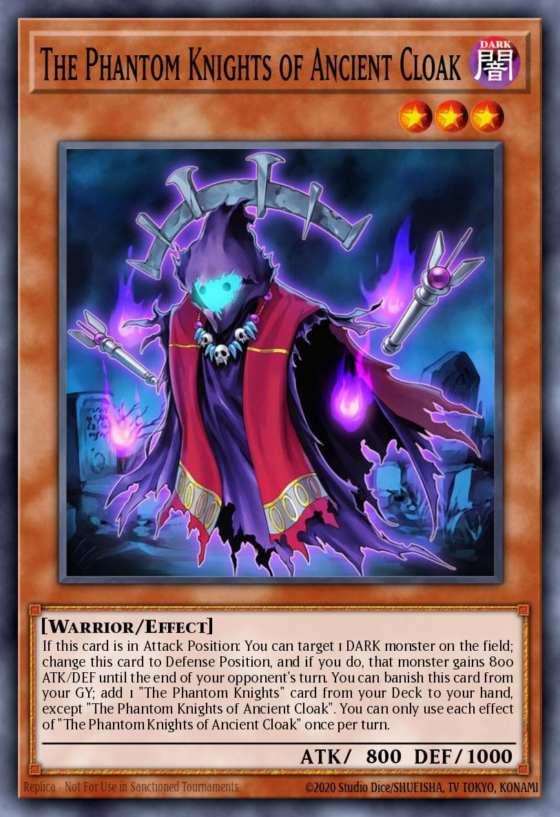 The Phantom Knights of Ancient Cloak Battles of Legend: Chapter 1 card