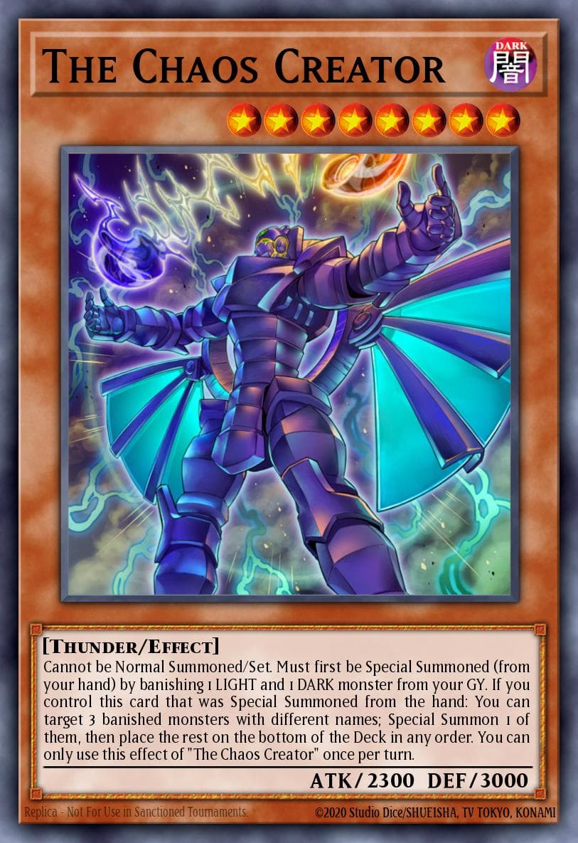 The Chaos Creator Battles of Legend: Crystal Revenge card