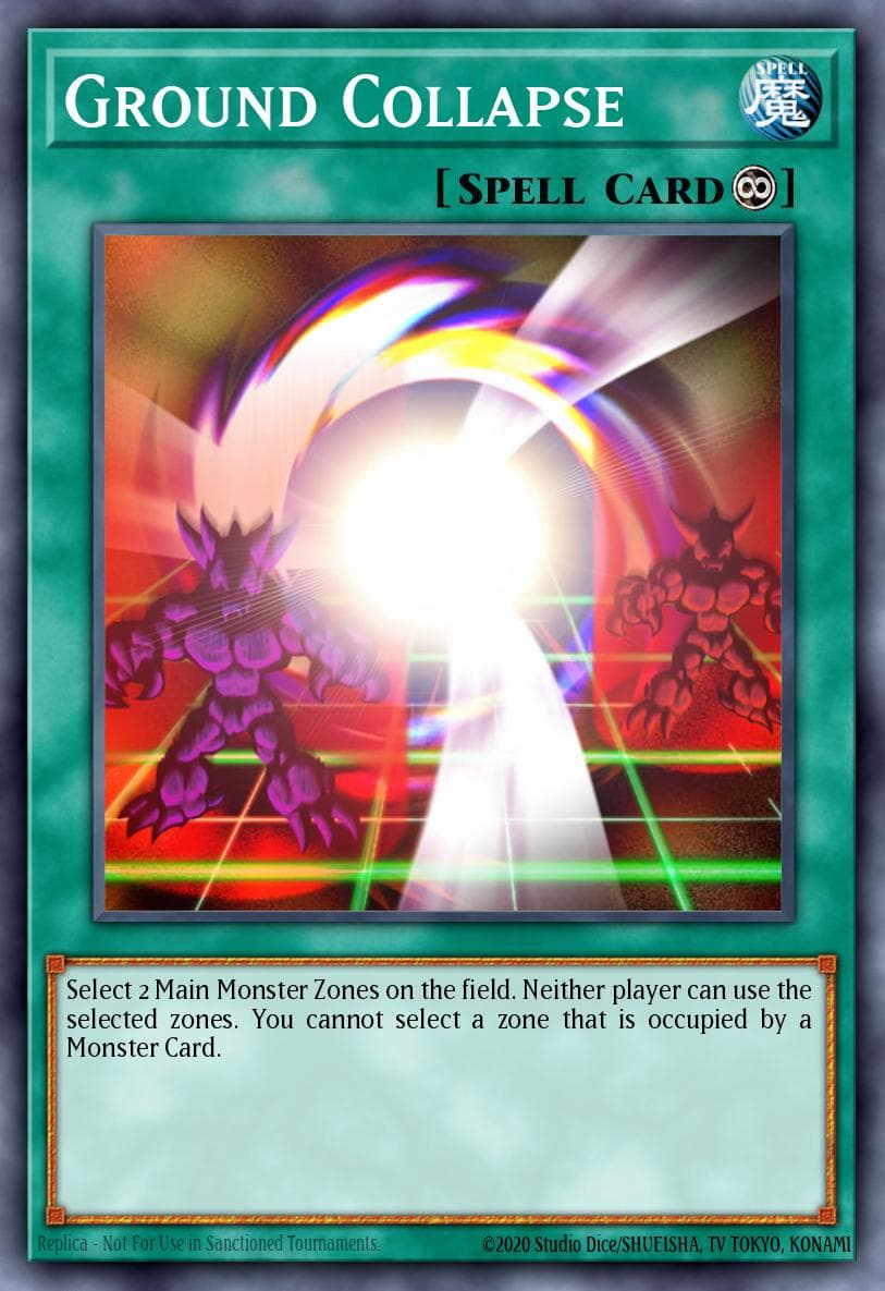 Ground Collapse 遊戲王 card