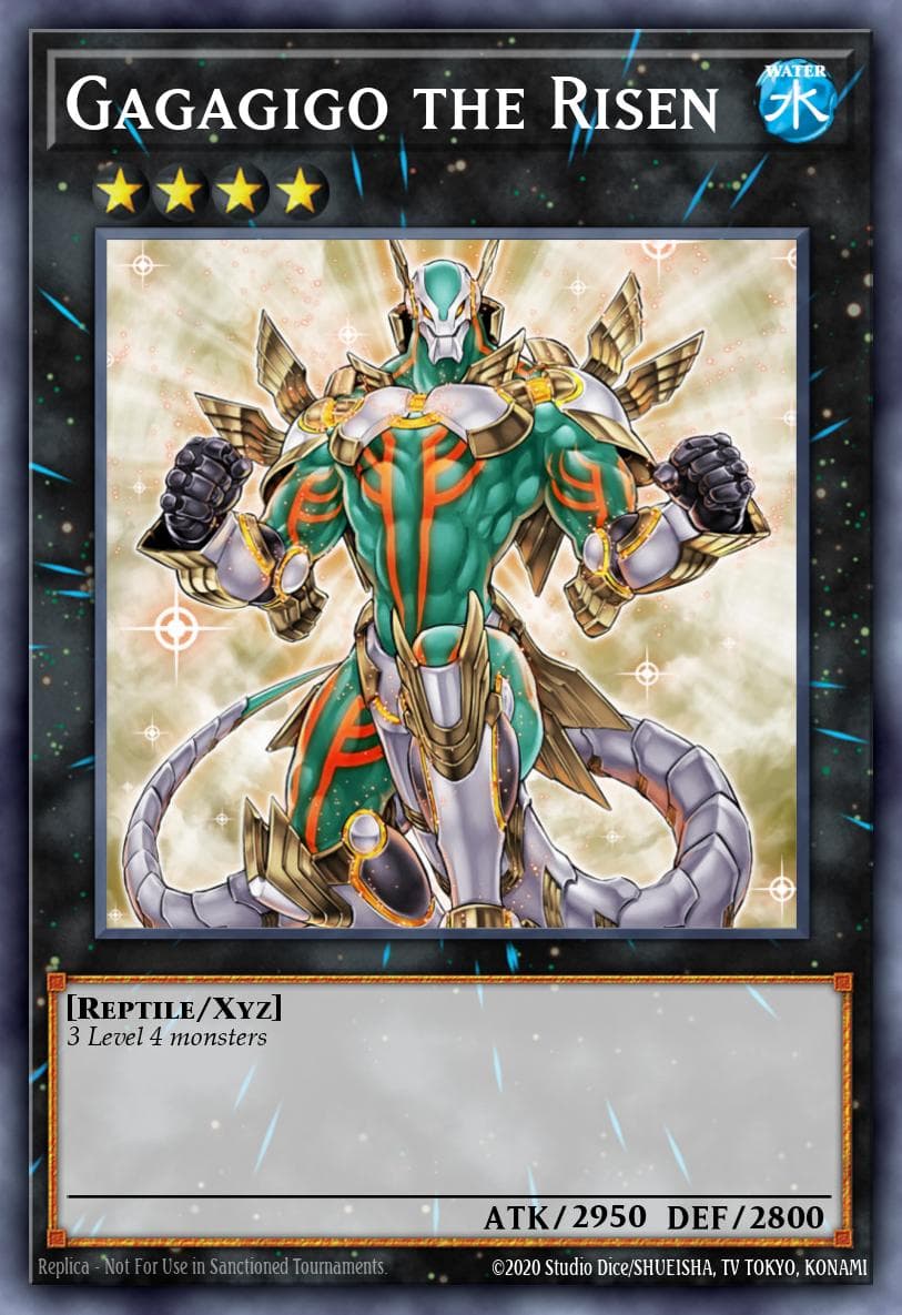 Gagagigo the Risen Duelist League 17 participation cards card